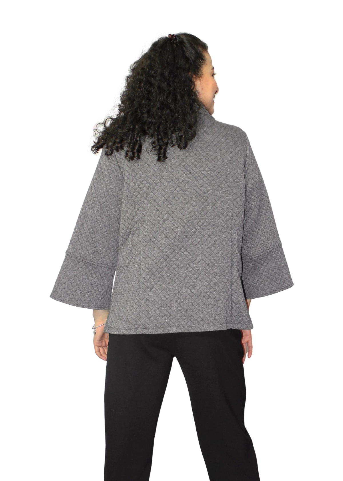 2250-3: Soft gray polyester cotton jacket.